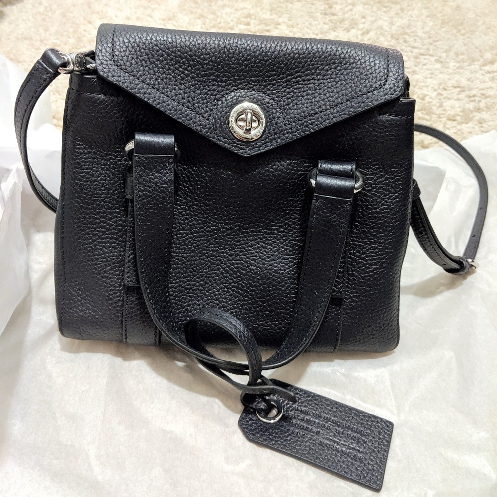 Navy Blue Marc Jacobs Leather Bag